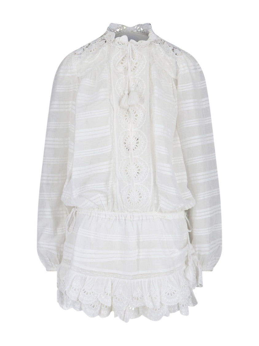 Isabel Marant Étoile Flowing White Dress With Refined Silhouette