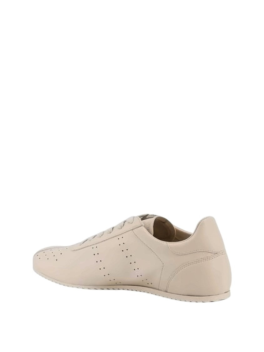 Ami Paris Nappa Leather Sneakers With Minimalist Design
