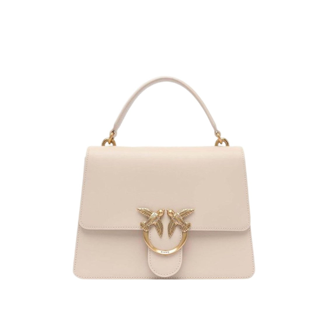 Pinko Structured Leather Handbag