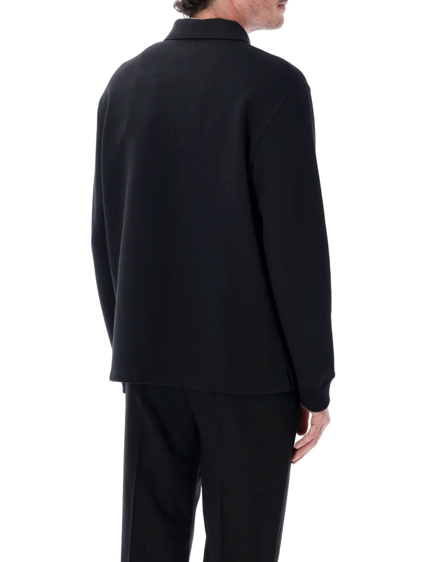 Valentino Garavani Vgold Embroidered Chest Pocket Polo Shirt