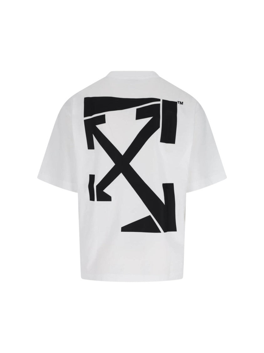 Off-White "Run Arrow Skate" T-Shirt – White