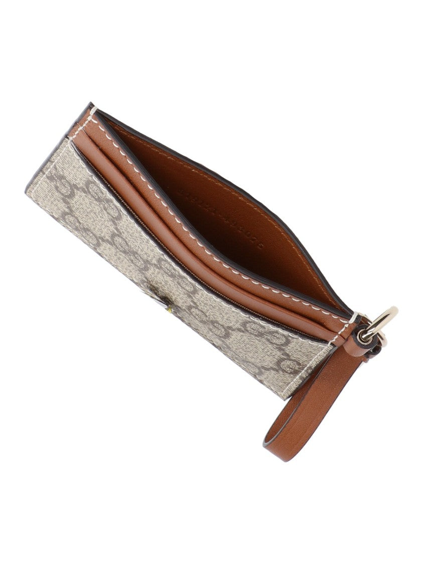 Gucci "Gg Emblem" Card Holder – Beige