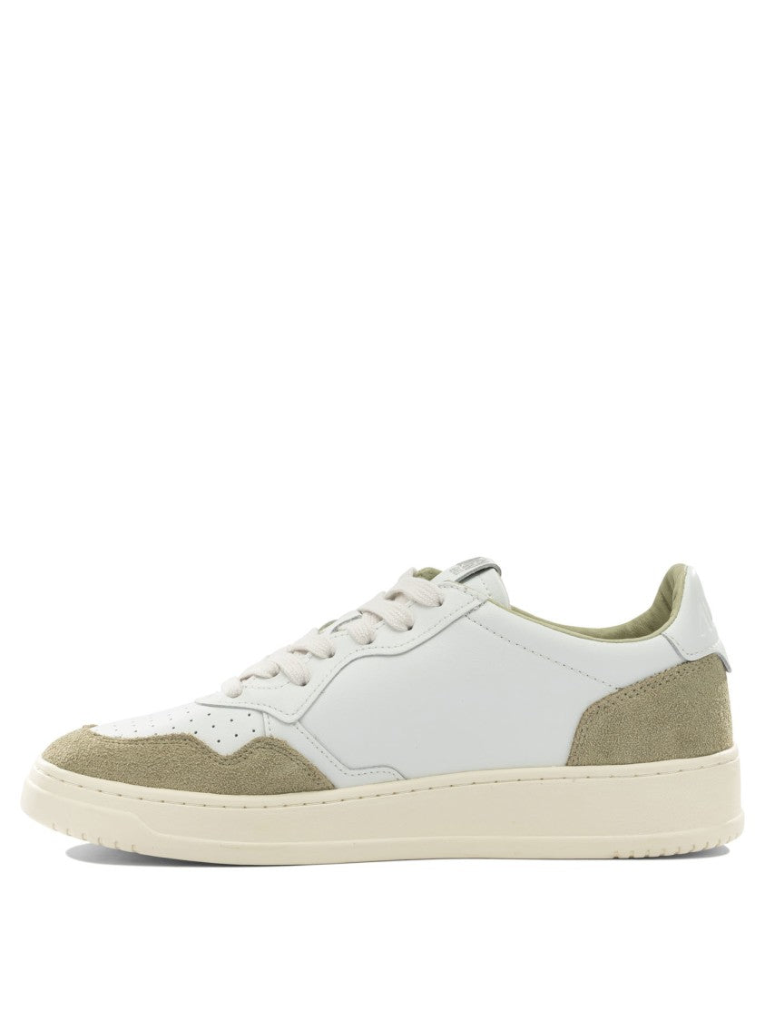 Autry Classic Low-Cut Sneakers With Breathable Microholes