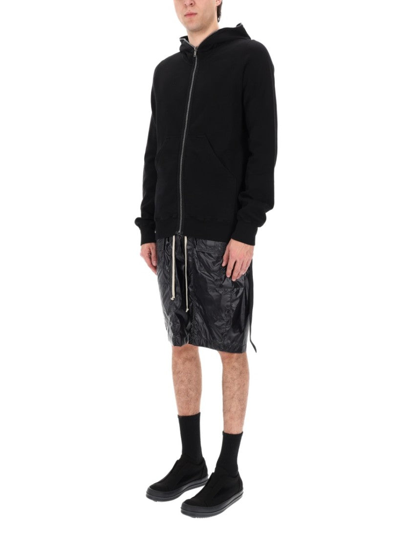 Drkshdw By Rick Owens Gimp Cotton Front Zipper Hoodie