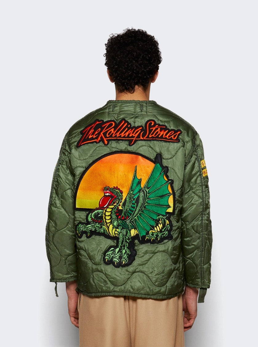Madeworn Rolling Stones Jacket Army
