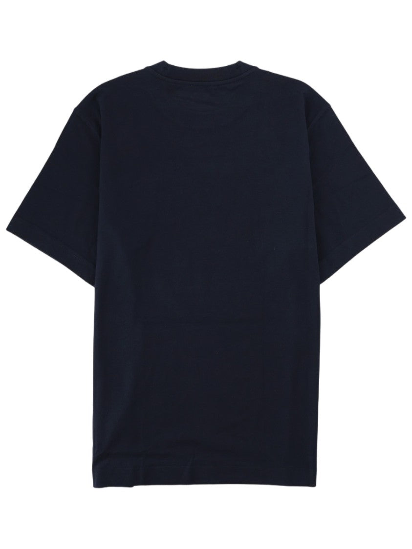 Burberry Short-Sleeve Embroidered Logo Cotton T-Shirt