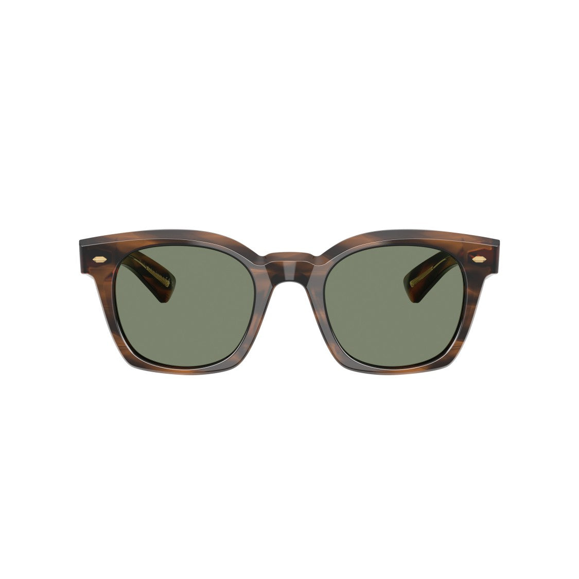 Oliver Peoples 0Ov5498su Tortoiseshell Square Frame Sunglasses With Dark Green Lenses