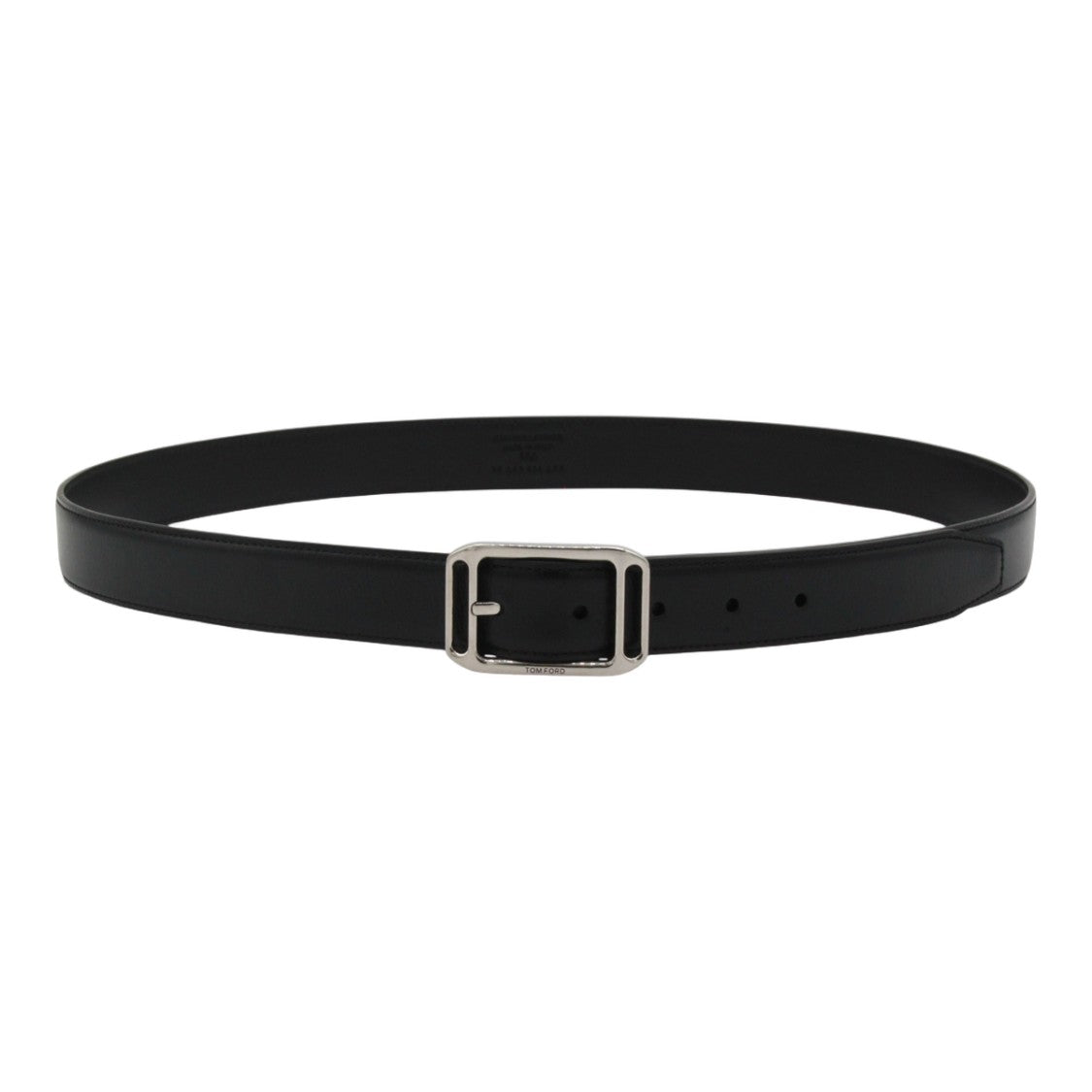 Tom Ford Sleek Black Leather Belt