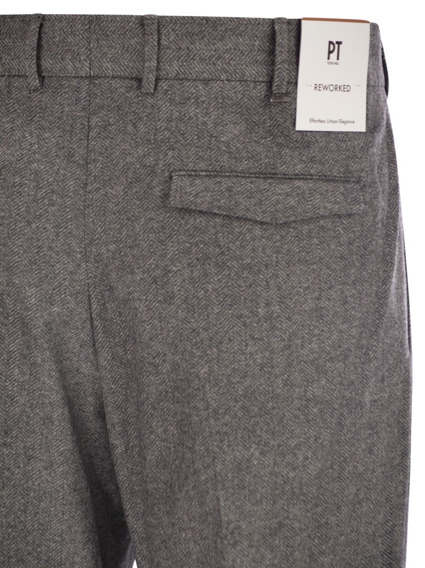 Pt Torino Micheal - Trousers In Virgin Wool