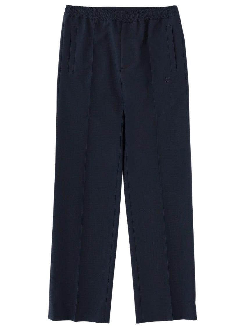 Gucci Straight-Leg Technical Panama Pants With Tailored Details