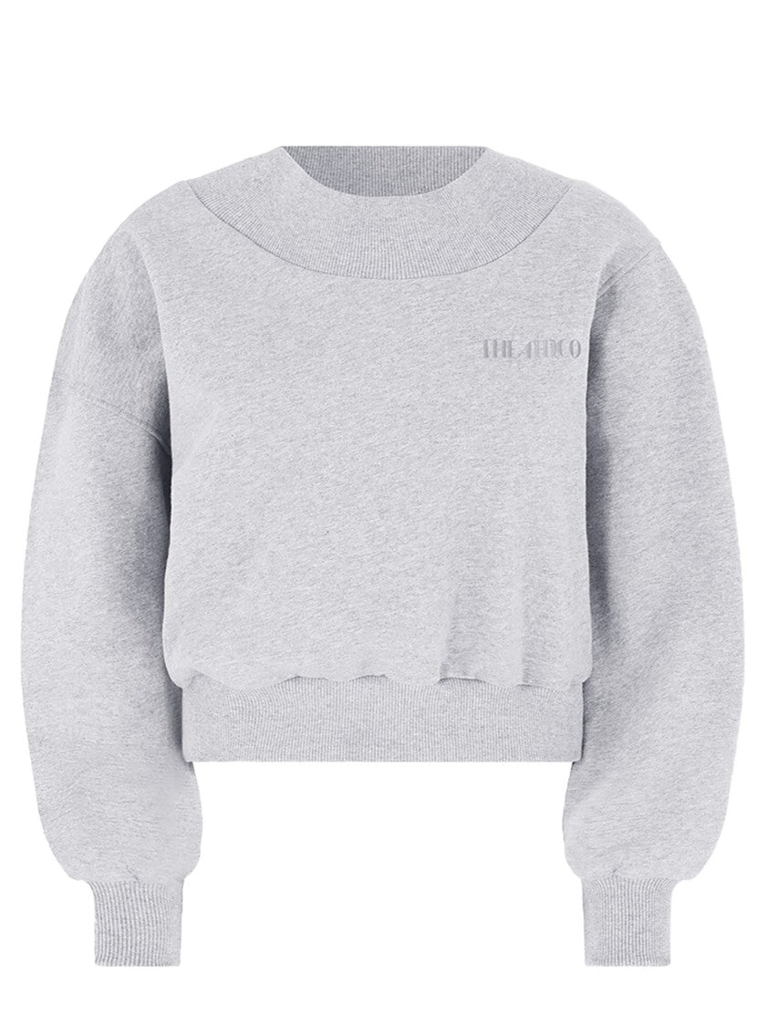 The Attico American Fleece Double Melange Sweatshirt