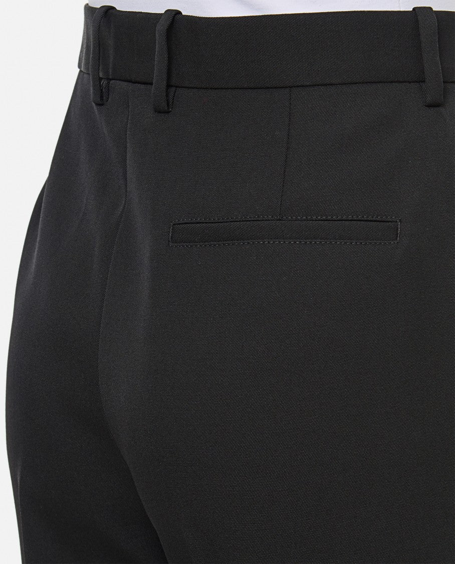 Bottega Veneta Sartorial Wool Twill Flared Pants