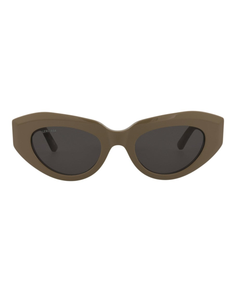 Balenciaga Cat Eye Acetate Sunglasses With Bold Double 'B' Logo