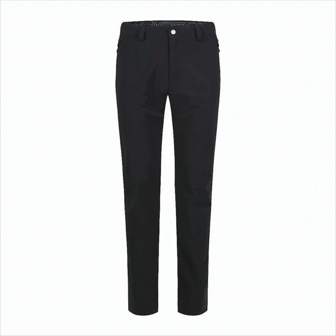 Montura Sleek Black Straight Pants With Reflective Detail