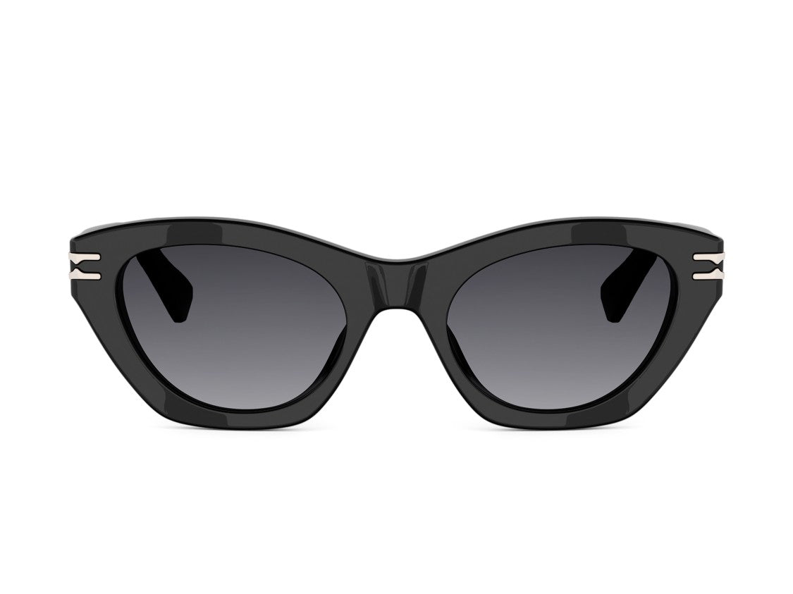 Bulgari Glossy Black Bv40099i Oversized Cat-Eye Sunglasses