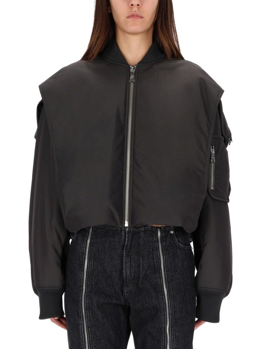 Jean Paul Gaultier Cropped Grey Sports Jacket