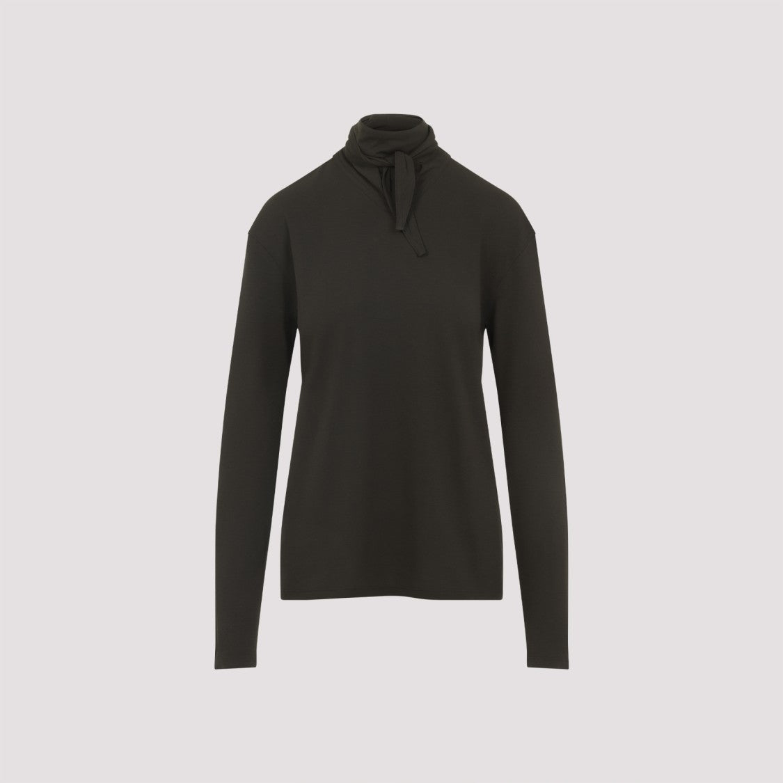 Lemaire High Neck Tie Detail T-Shirt