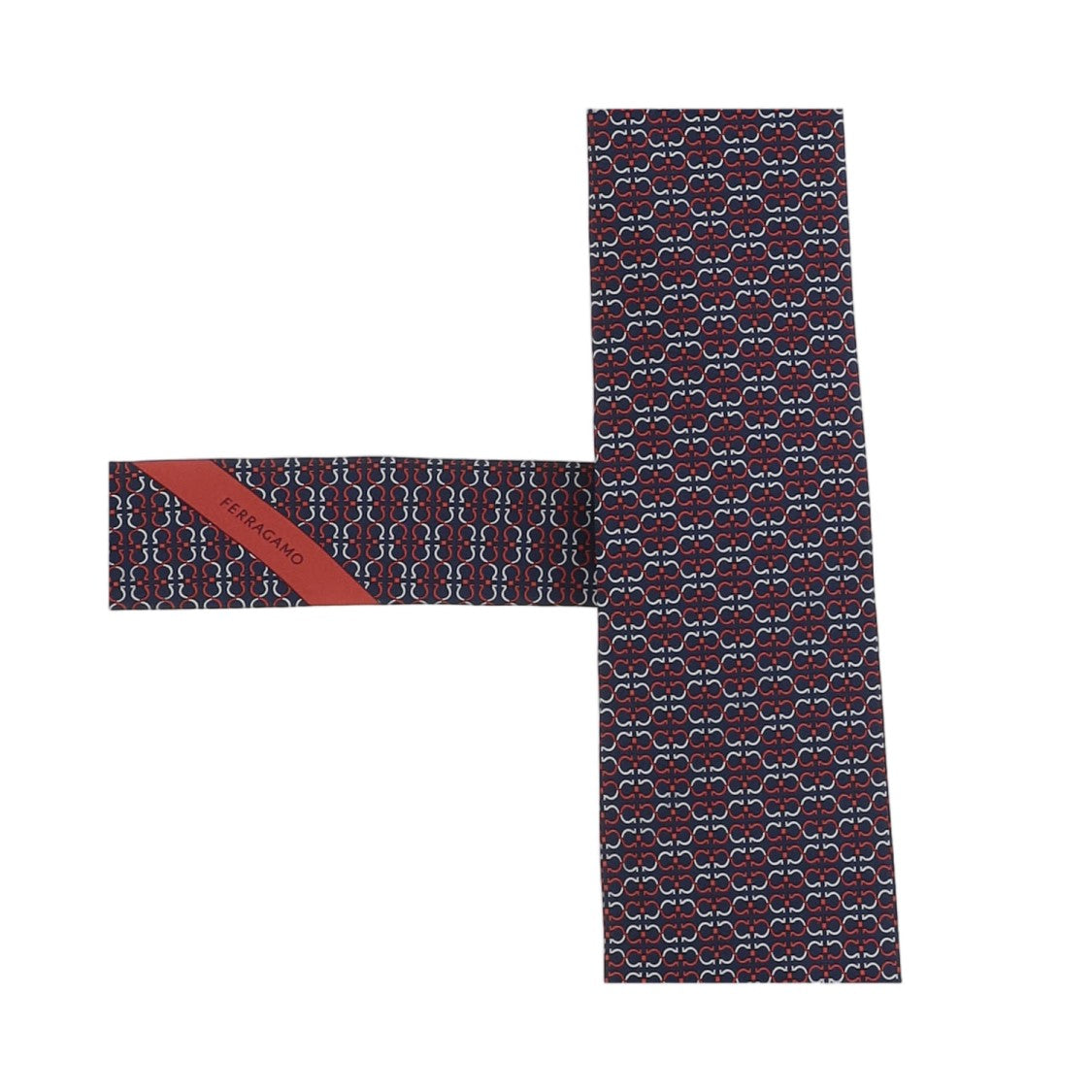 Salvatore Ferragamo Multi Geometric Patterned Silk Tie