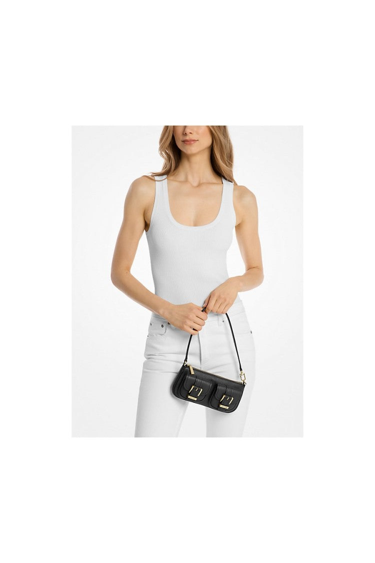 Michael Kors Textured Leather Shoulder Bag