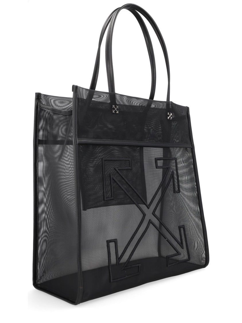 Off-White Black Market Mesh Arrow Tote Bag
