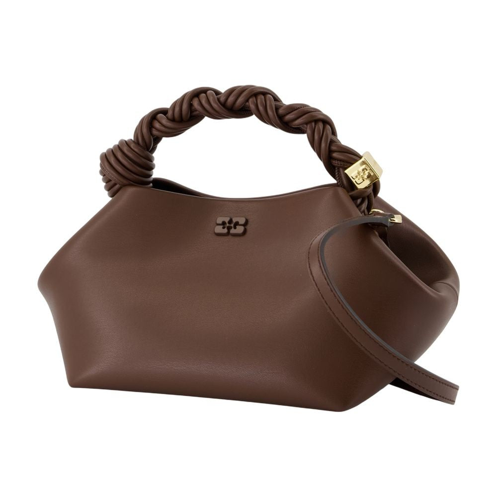 Ganni Bou Small Crossbody - Leather - Brown