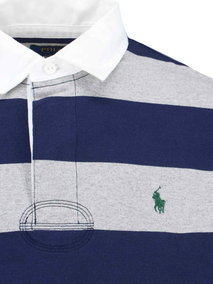 Polo Ralph Lauren "Rugby Shirt" Polo – Grey And Blue