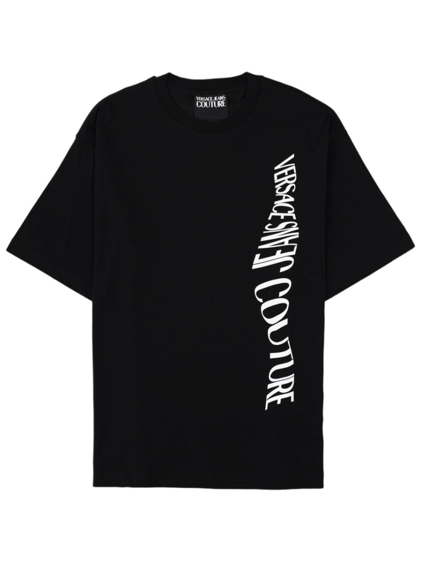 Versace Jeans Couture Liquify Rubber Short-Sleeve Cotton T-Shirt