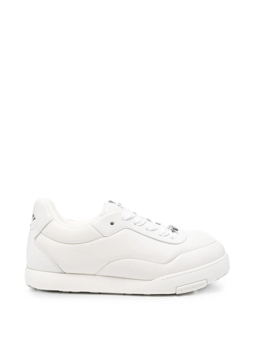 Givenchy Lamb Skin Low-Top Sneakers With Minimalist Design