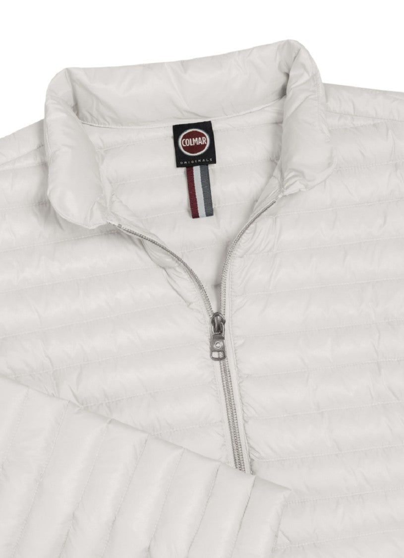 Colmar Originals Quilted High Collar White Jacket