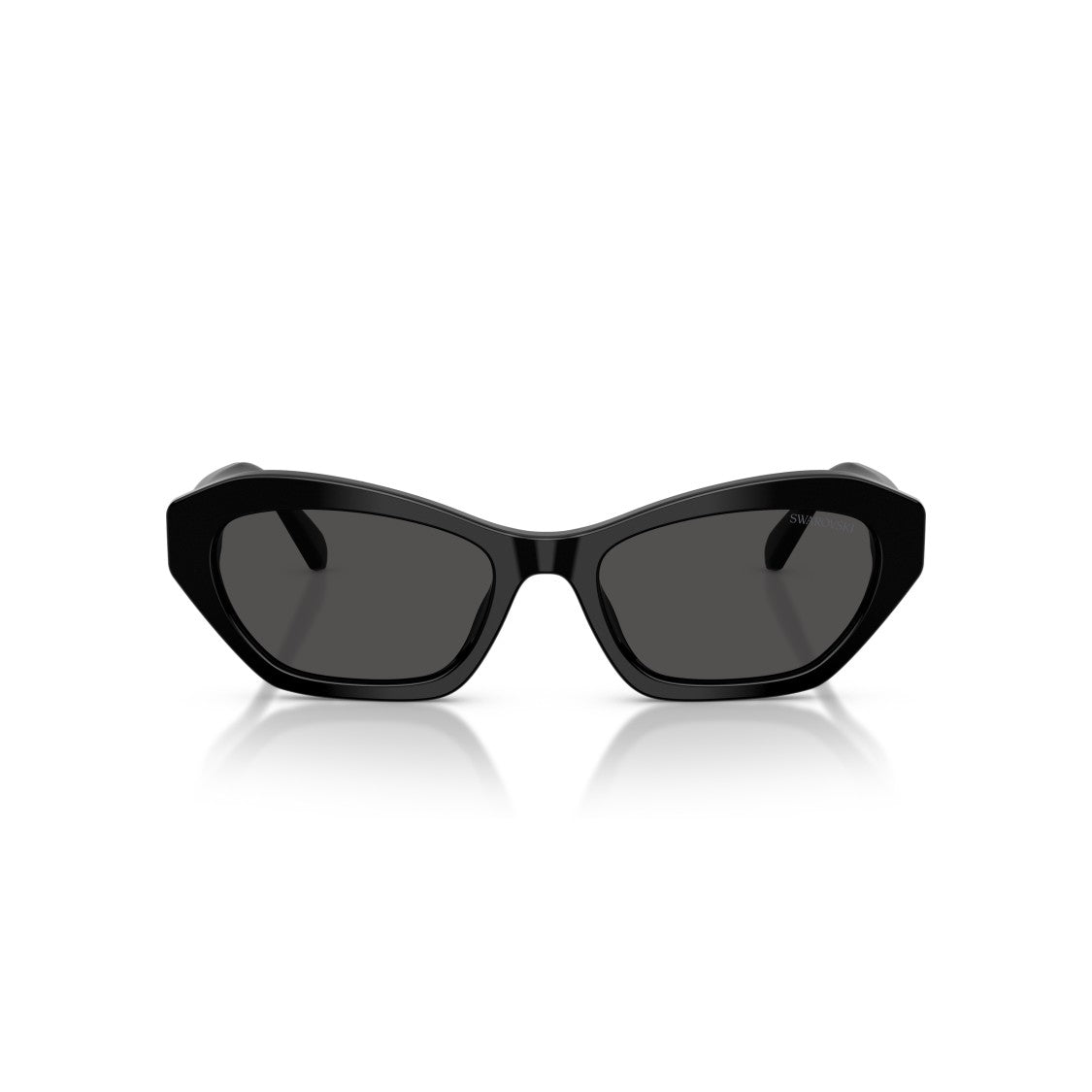Swarovski 0Sk6048 Angular Sunglasses With Crystal Embellishment