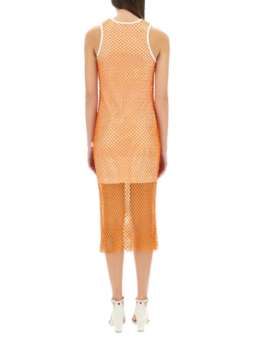 Moschino Mesh And Sequin Dress