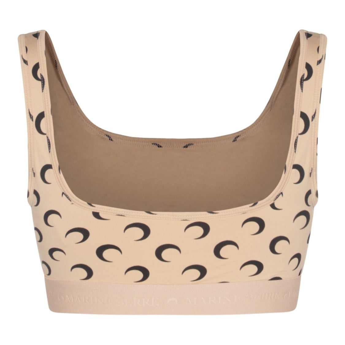 Marine Serre Tan Stretch Moon Top