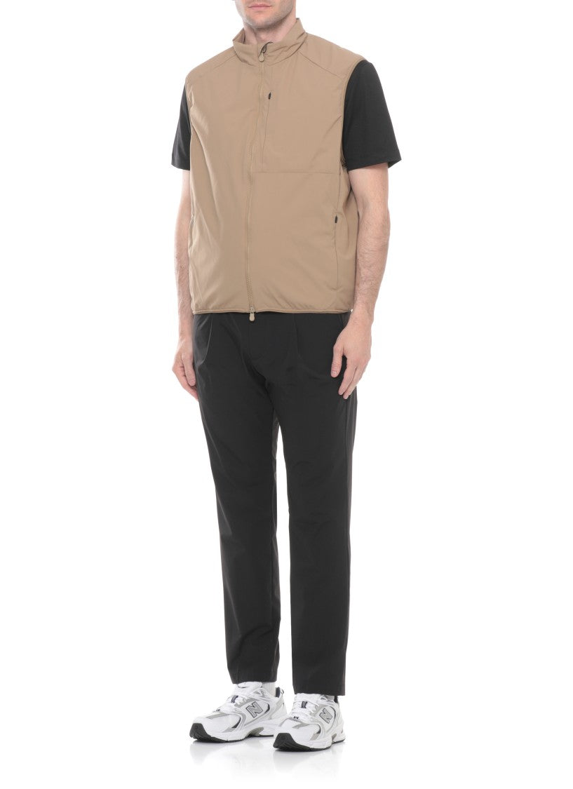 Save The Duck Beige Joe Vest Zip Gilet