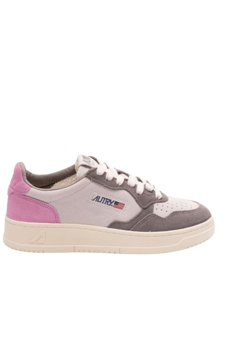 Autry White/Multicolor Medalist Low Low-Top Sneakers