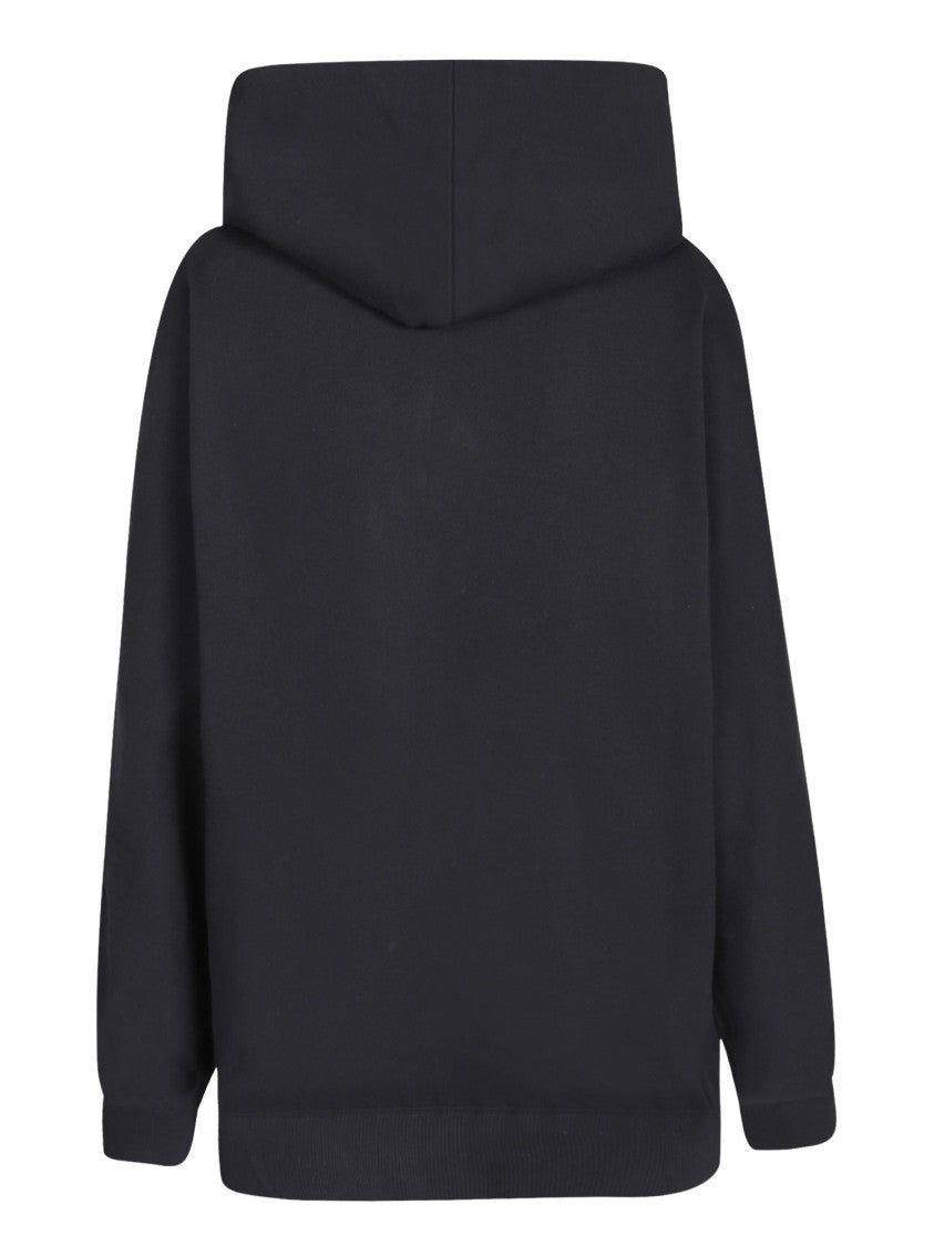 Msgm Black Hooded Sweatshirts