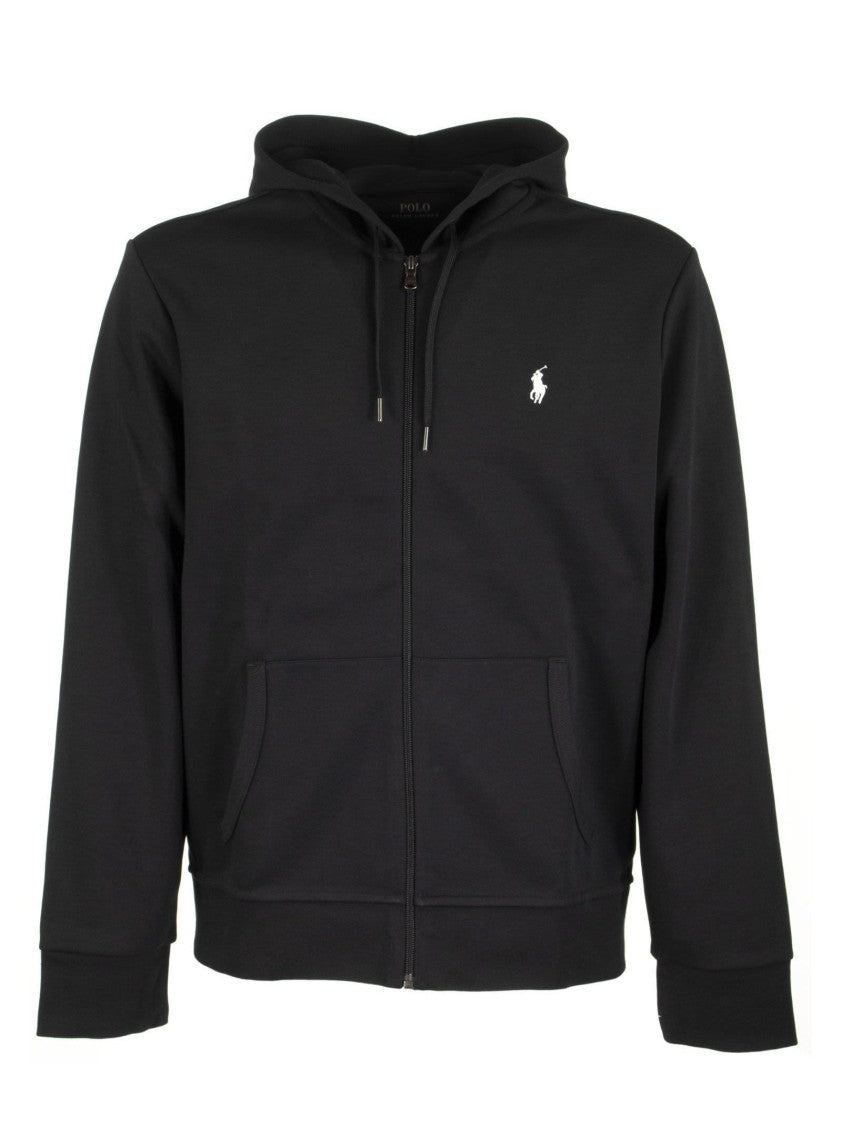Polo Ralph Lauren Double-Knitted Full-Zip Hoodie With Signature Embroidery