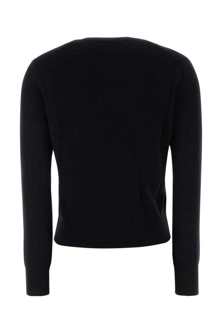 Ami Black Wool Sweater