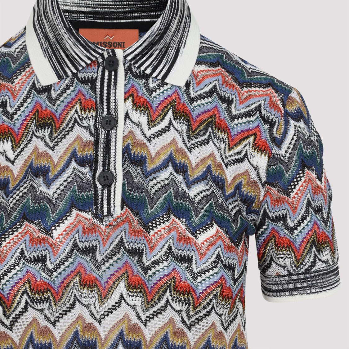 Missoni Short-Sleeved Missoni Polo Shirt