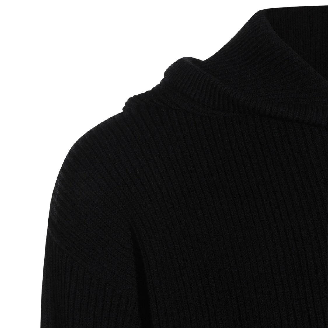 Rick Owens Black Sweater With Classic Crew Neckline