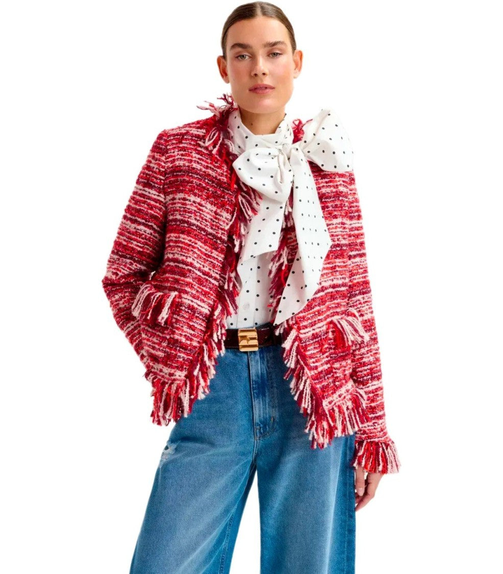 Essentiel Antwerp Iskara Red Jacket