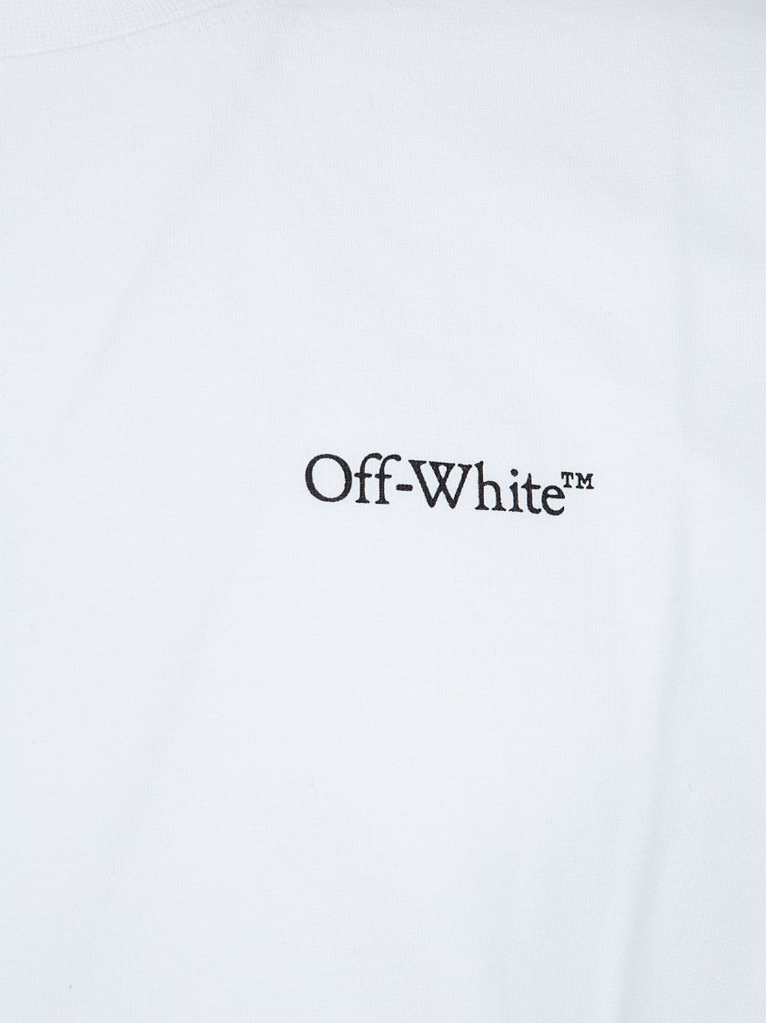 Off-White Half Arrow Graphic T-Shirt With Liquid Ink Detailing