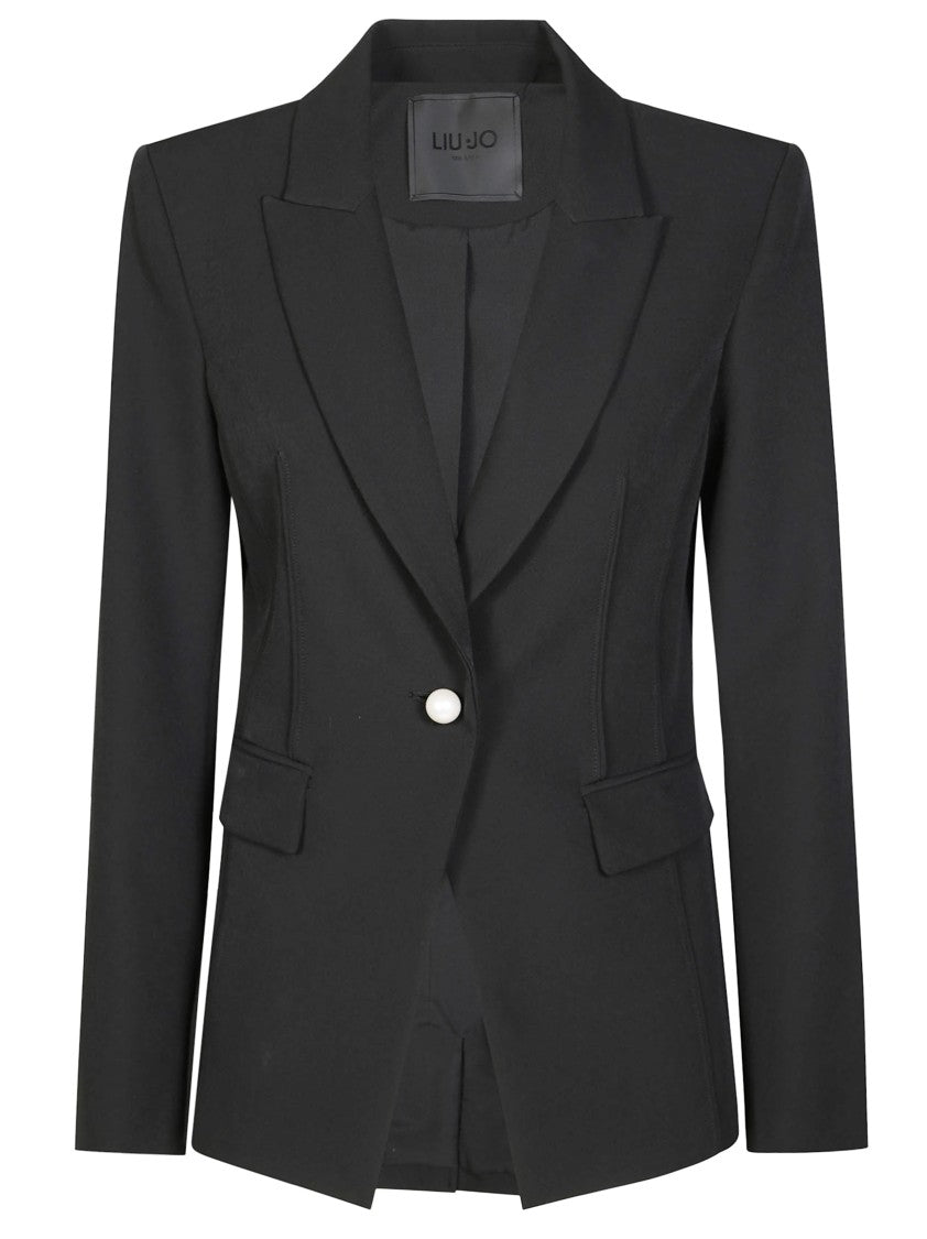 Liu Jo Tailored Blazer With Single-Button Closure