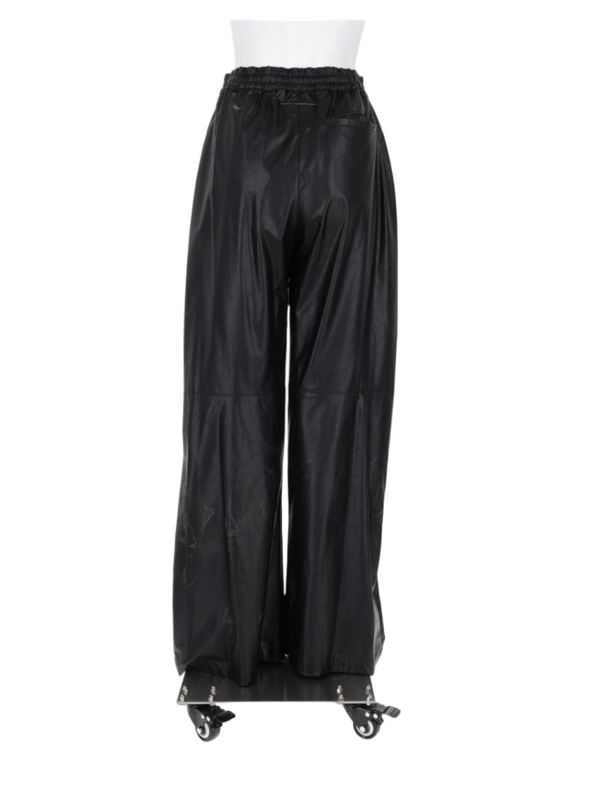 Mm6 By Maison Margiela Wide-Leg Trousers With Polyurethane Coating
