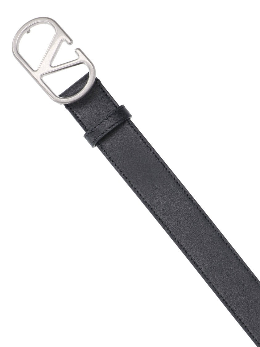 Valentino Garavani "Vlogo Signature" Belt – Black