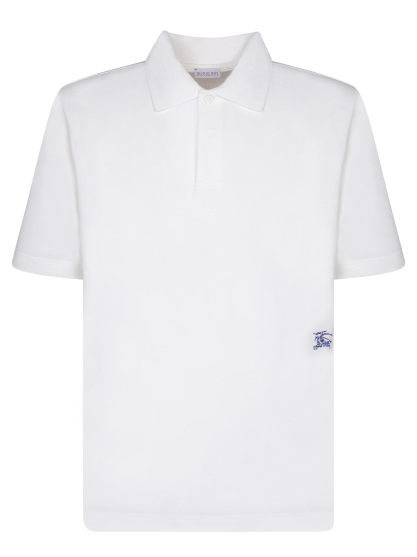 Burberry Cotton Pique Polo Shirt