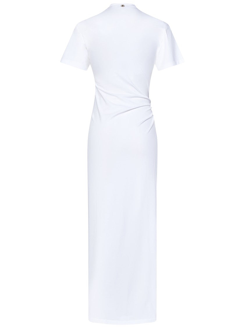 Rabanne Maxi Dress With Piercing And Cut-Out Details