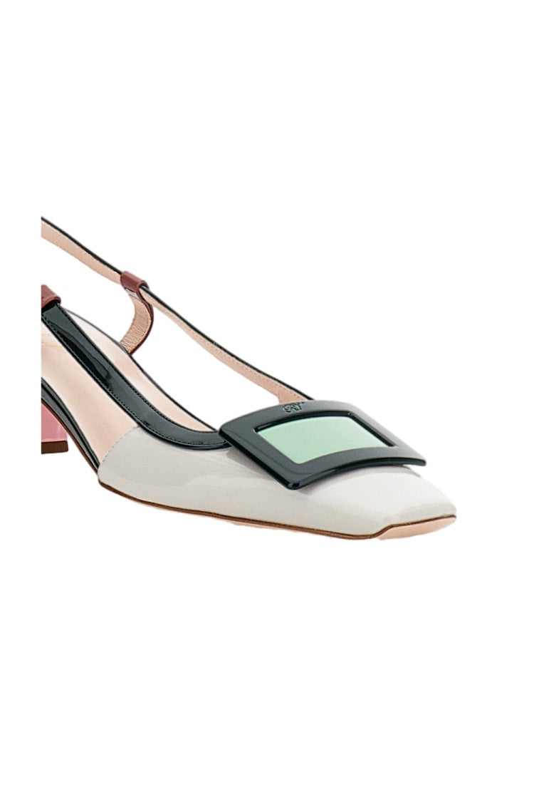 Roger Vivier Multicolor Slingback Pumps