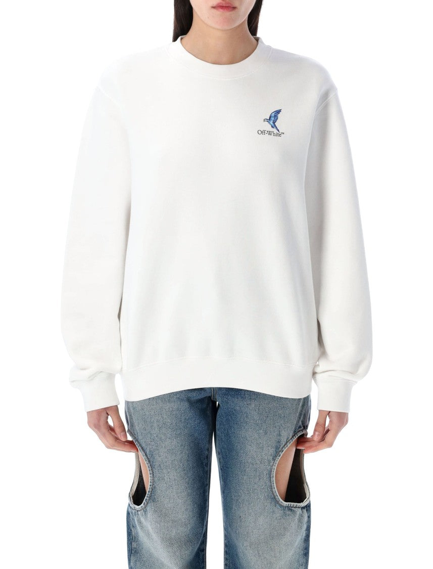 Off-White Fresco Arrow Cre Neck Sweatshirt