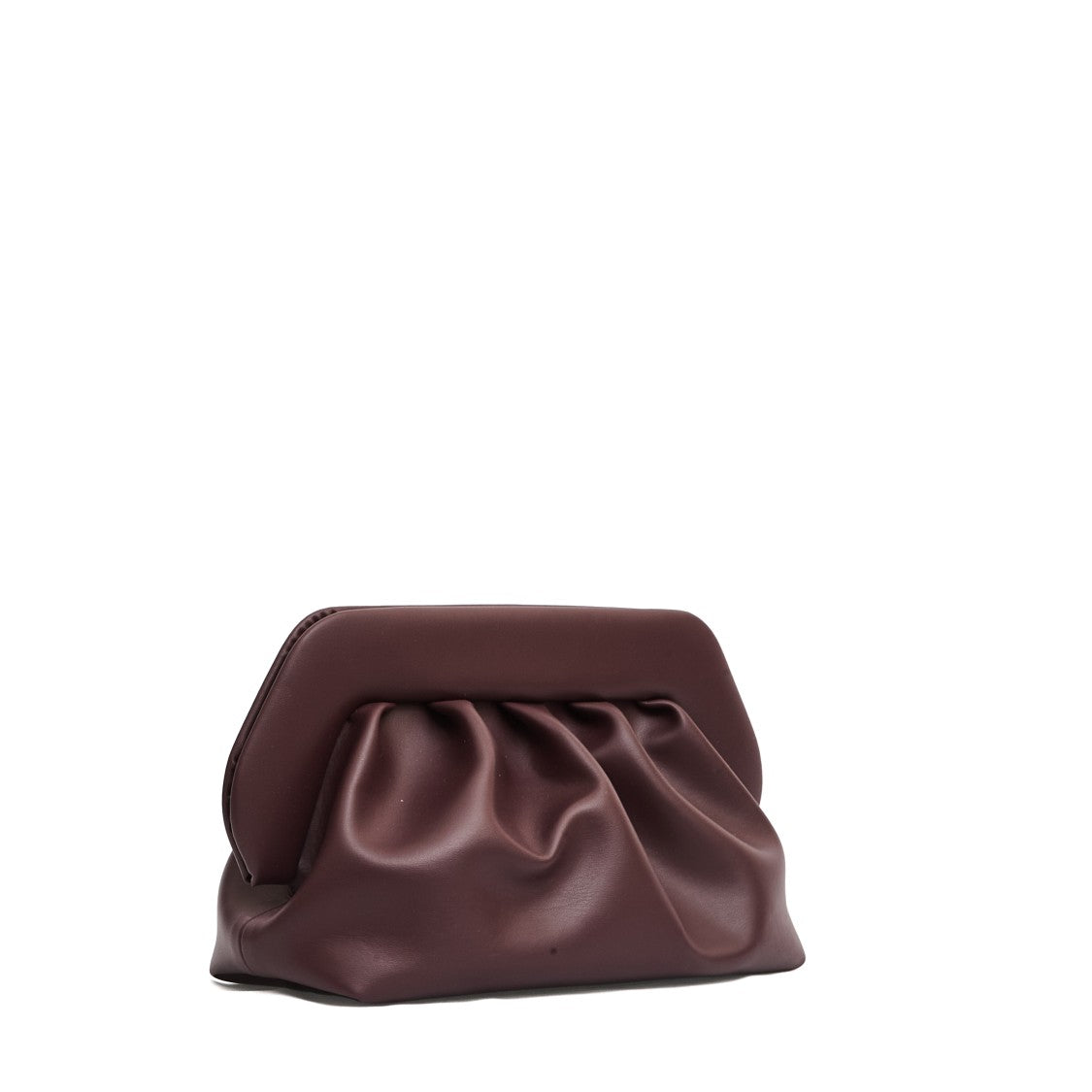 Themoirè Clutch Vegan Leather Bordeaux