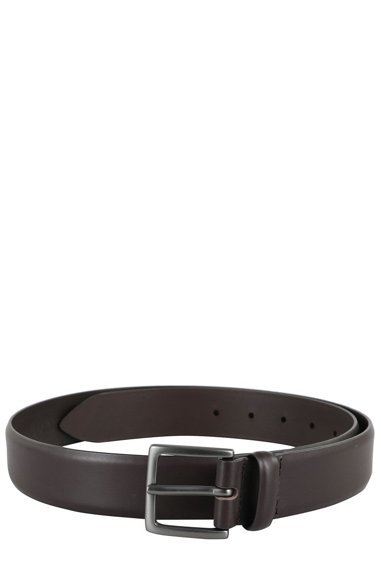 Orciani Matte Finish Leather Belt